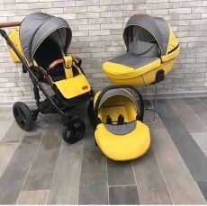 Детская коляска 2 в 1 Verdi Orion 08 Yellow Lemon